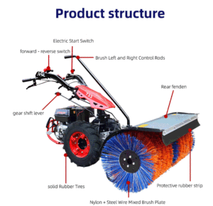 RNKJ Personnalisation spéciale Véhicule de nettoyage autoporté, Camion balayeuse autoporté, Souffleuse à neige, Chasse-neige - Product Image 2