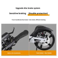 Trottinette à pédales pour enfants, deux roues pliables, roues en PU, hauteur réglable, 6-18 ans, usage extérieur en ville, extension arrière