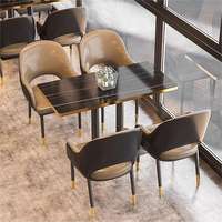 Banquette de Restaurant en Cuir PU, Plusieurs Couleurs, Canapé Banquette de Restaurant Commercial Moderne avec Dossier Haut