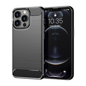 <span class=keywords><strong>Jmax</strong></span> Ultra-Mince En Fiber De Carbone Auto Focus Texturé Anti-Rayures Doux Tpu Téléphone étui pour iphone 11 12 13 14 Xs Pro Max Plus Mini - Product Image 2