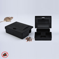 Produits antiparasitaires réutilisables intelligents Boîte à appâts pour rongeurs en plastique Station d'appât pour souris