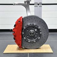 Étriers de frein à 10 pistons Auto Big avec kit de frein en céramique et fibre de carbone pour BMW Série 5 M5 M3 F90 F36 E46 E92 AUDI A5 RS6 RS4 C7