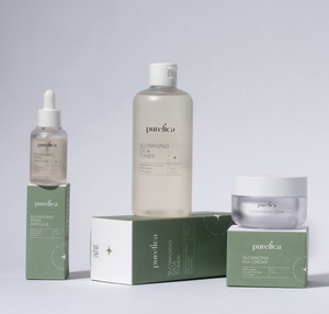 Purelica Slowaging PDRN Trio Set Korean 3 Step Skincare Routine Toner Ampoule Crème Anti-âge Rides Sensible - Product Image 4