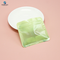 Pochette transparente à fermeture éclair en plastique refermable avec impression personnalisée sacs d'emballage en mylar à fermeture éclair pour bijoux bague boucle d'oreille petits accessoires