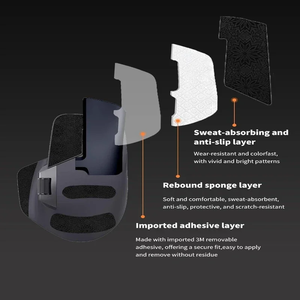 0.5mm Ultra Thin Thickness Mouse Grip <b>Sticker</b> DIY Non Slip Sweat Absorbent Mice Grip Tape for Logitech G502 G304 G Pro Superligh - Product Image 2