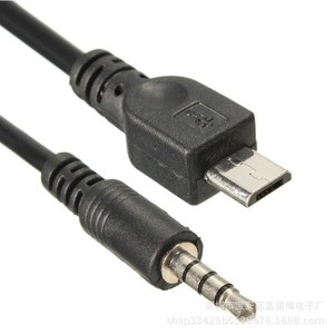 Mini <b>Usb</b> To 3.5Mm Audio Adapter Cable For Automotive Cd <b>Player</b> Portable Aux Line - Product Image 1