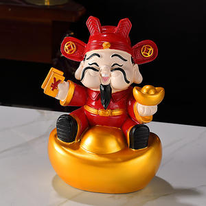 Bafanglai entrada sala de estar hogar Dios de la riqueza ornamento nuevo gabinete de TV chino gabinete de vino Oficina Decoración de la suerte - Product Image 4