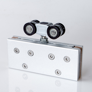 granero rodamientos guía de piso pista inferior superior 4 ruedas colgando de la ventana de vidrio <span class=keywords><strong>puerta</strong></span> <span class=keywords><strong>corredera</strong></span> rodillo - Product Image 1