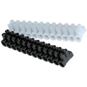 Regletta di collegamento omologata bianca da 25 mm, ideale per dispositivi multipli e per potenziare la distribuzione elettrica sicura. - Product Image 1