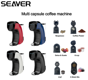 Mesin pembuat kopi Multifungsi, Mesin kopi kapsul multifungsi profesional Italia NES 5 dalam 1 untuk kopi NC/DG/GC/KCUP/FAP - Product Image 5