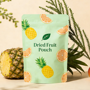 Bolsa Ecológica Personalizada, 100% Compostable, con Cierre Ziplock, de Papel Kraft, para Envasado de Alimentos Secos y Frutos Secos, Biodegradable, Tipo Stand-up - Product Image 1