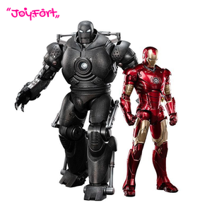 Figurines d'action lumineuses Marvel ZD Toys Iron Monger & Mark 3 à LED, échelle 1/10, 18 cm/7 pouces, nombreux accessoires, figurines d'action de collection - Product Image 1