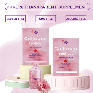 Colágeno líquido hidrolizado Haccp OEM en barra para mujeres, péptidos tipo 1 y 3 con biotina + vitamina C + vitamina B y ácido hialurónico - Product Image 3