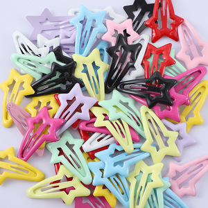 Pinces à cheveux étoile de style coréen pour enfants, pince BB en métal, coiffe à usage quotidien GT030 - Product Image 2