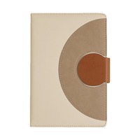 Carnet de notes en cuir PU format A5, reliure spirale, papier écologique, ensemble cadeau avec stylo et recharge de stylo, logo personnalisé