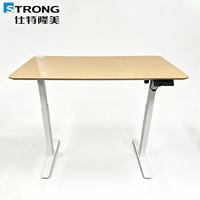 Fabricant professionnel de solutions de mobilier de bureau à domicile personnalisées et nouvellement améliorées, bureau debout électrique réglable avec double moteur