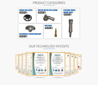 Eje Neumático de Acero Inoxidable 304 para Piezas de Mecanizado CNC, Compatible con Electroerosión por Hilo, Equipo Industrial de Alta Presión