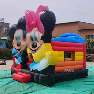 Castillo Inflable de Dibujos Animados, Lindo y Divertido, para Niños, con Soplador, para Fiestas de Cumpleaños - Product Image 5