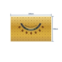 Paño de Mesa de Blackjack Personalizado 240x120cm, Tapete de Fieltro Impermeable y Resistente al Fuego para Póker, 7 Jugadores, Logotipo OEM, Proveedor para Sala de Juegos en Casa