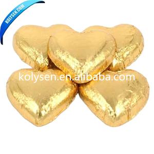 Rollo <span class=keywords><strong>Jumbo</strong></span> de 8011 Kolysen personalizable Papel laminado de <span class=keywords><strong>chocolate</strong></span> en relieve Envoltura de lámina impresa personalizada para uso alimentario - Product Image 5