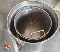 Industriële automatische centrifugale roestvrijstalen machine voor het verwijderen van motorolie uit aardappelchips, ontvetten van cassave en ontwatering van groenten