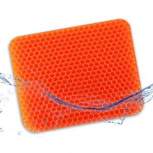 Tpe Washable Gel <b>Cushion</b> 100% Polyester Rectangular Honeycomb Gel <b>Cushion</b> Summer Cooling Car Seat <b>Cushion</b> - Product Image 4