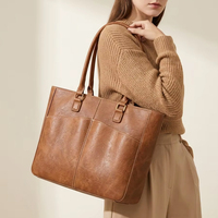 Sacs à main en cuir personnalisés pour femmes, luxe discret, sac fourre-tout à rabat, grande capacité, pour le bureau, logo personnalisé, marque privée