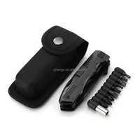 Couteau de poche pliant tactique multifonction à lame fine en acier inoxydable de qualité industrielle, personnalisable OEM