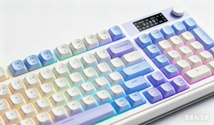 Teclado Mecánico de Membrana Aula S99PRO Azul Lluvia, 99 Teclas, 3 Modos Inalámbricos, Retroiluminación RGB, Perilla Multimedia, Pantalla Digital, para Oficina y Juegos - Product Image 5