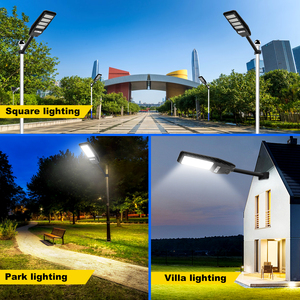 Lampione a risparmio energetico luce <span class=keywords><strong>solare</strong></span> esterna 200W luce <span class=keywords><strong>solare</strong></span> stradale IP65 impermeabile luce diurna fredda - Product Image 3