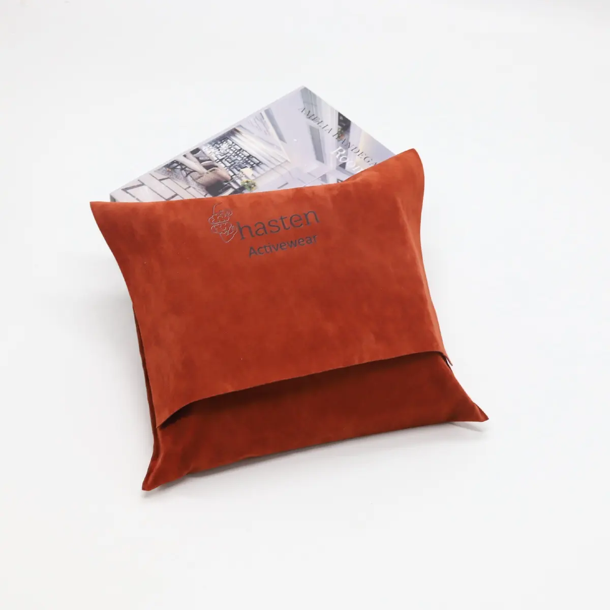 ハイエンドラグジュアリーカスタムロゴベルベットギフトパッケージベルベットバッグ化粧品メイクアップジュエリーパッキング封筒ベルベットポーチ
