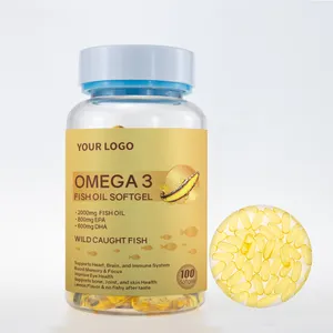 Manufacturer OEM service provider omega 3 supplements customizable omega 3 fish oil 1000mg softgels capsules