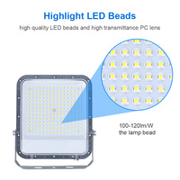 Projecteurs LED extérieurs anti-éblouissement à haute puissance AC pour stades et terrains, 30W, 50W, 100W, 200W, 300W, 400W, 500W