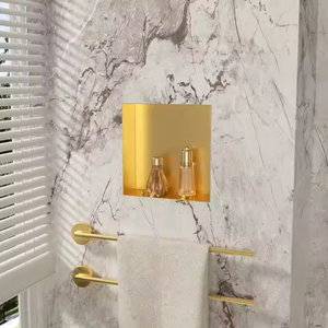 Nicho de ducha prefabricado moderno y duradero, pared decorativa integrada con foco para cocina, Hospital, Villa, <span class=keywords><strong>Baño</strong></span> - Product Image 3