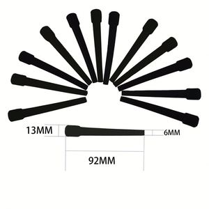 Boquillas Desechables para Shisha/Hookah de Plástico Negro de Alta Calidad de 92 mm - Ligeras, Flexibles, Impermeables y Duraderas para el Hogar y Viajes - Product Image 2