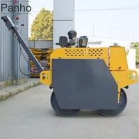Rouleau compresseur routier compact à double roue, à moteur diesel, modèle YH-YLS700B, fourni par l'usine