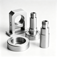 Pièces métalliques usinées CNC industrielles sur mesure en acier inoxydable à 5 axes, en alliage d'aluminium