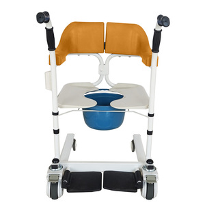 <b>Mobility</b> Aid Commode <b>Chair</b> With Wheels For Elderly And Disabled 200kg Capacity Bathroom Safety Equipment - Product Image 4