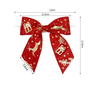 Vente chaude Noël Noeud Papillon Décoration Guirlande <span class=keywords><strong>De</strong></span> Noël Grande Taille et Mini Noeud Papillon pour Festival Party Décoratif Prop - Product Image 6