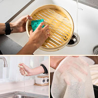 Panier vapeur en bambou naturel écologique à 2 niveaux, 50 doublures, couvercle en acier inoxydable, capacité de 6 L, compatible gaz et induction pour Dim