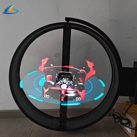 Proyector Publicitario de Salida de Fábrica, Ventilador Holográfico 3D, Pantalla Holográfica LED HD, Ventilador de Hologramas 3D