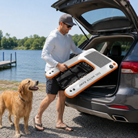 Rampe gonflable portable pour chien, ponton flottant pour l'extérieur, pour les distributeurs de détail et le soutien à la recherche de canaux commerciaux
