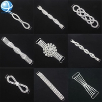Lot de 300 boucles de connexion pour bikini, bijoux en métal, strass, perles, jouet NPC