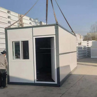 Maison modulaire en conteneur de 20 pieds à assemblage rapide, personnalisable, pour l'hébergement de chantier