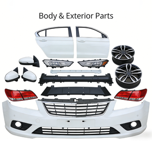 Durable Car Body Parts Exterior Accessories for Vehicle Body Kits Bumper Grille Side Skirt Spoiler Mirror Cover <b>Door</b> <b>Trim</b> Strip - Product Image 1