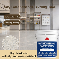 Peinture époxy auto-nivelante polyvalente pour sols, résistante aux impacts et aux charges lourdes, revêtement époxy anti-abrasion pour usage commercial