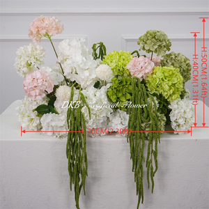 DKB Wholesale Artificial Silk Rose Floral Runner-Customizable Colors Eco-Friendly for Graduation & Father's Day Decorations - Product Image 2