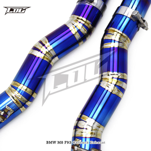 Sistema de Escape Catback Boska Titanium Valvetronic para BMW M8 F91/F92/F93 4.4T S63 2017-2024, Deportivo, con Cuatro Salidas y Control Remoto - Product Image 3
