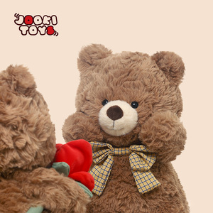Ours en <span class=keywords><strong>peluche</strong></span> pour la Saint-Valentin, jouet en <span class=keywords><strong>peluche</strong></span> avec des roses, adorable poupée en <span class=keywords><strong>peluche</strong></span>, super doux, en coton PP, cadeau câlin pour les couples, les enfants, les amis - Product Image 6