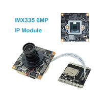 Module de caméra IP XM IMX335 6MP Starlight H.265 avec analyse intelligente IA, carte de puce IP CCTV, prend en charge la surveillance mobile
